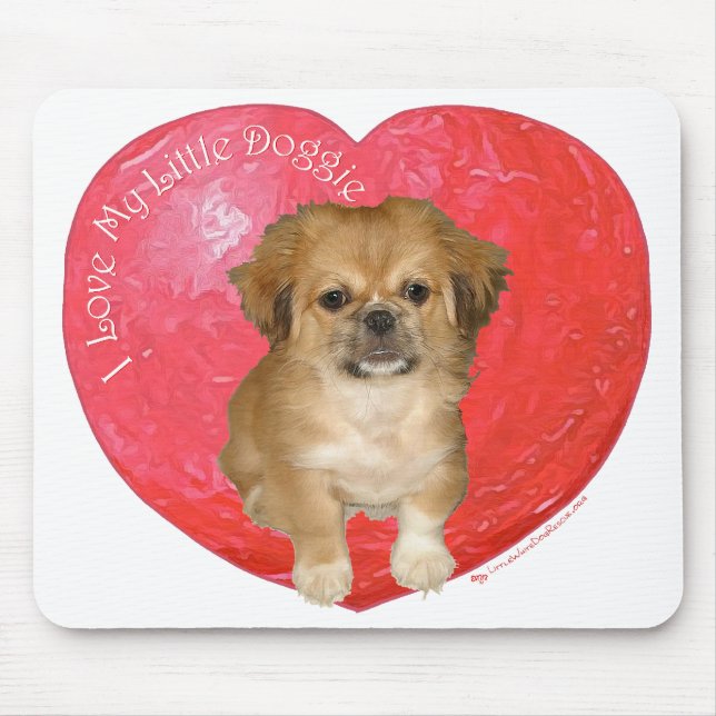 Pekingese / Shih Tzu Valentindagen Musmatta (Framsidan)
