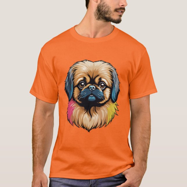 Pekingese T Shirt (Framsida)