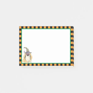 Pekingese Witch Post-it Notes