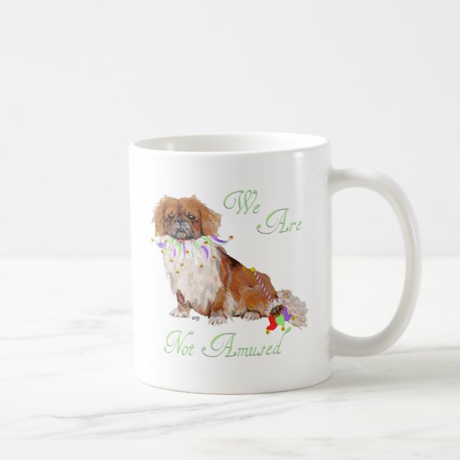 Pekingeser är inte road kaffemugg (Höger)