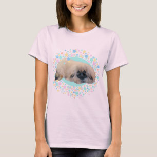 Pekingeser Bubbla Lycka Tee Shirt