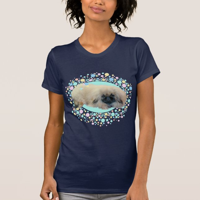 Pekingeser Bubbla Lycka Tröja (Framsida)