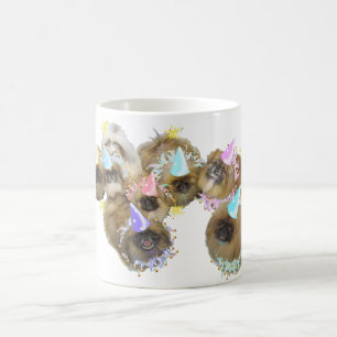 Pekingeser Celebrationsgrupp Kaffemugg