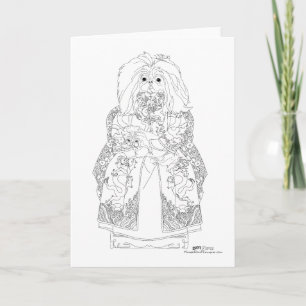 Pekingeser Celestial Med Husdjurskort Kort