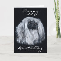 Pekingeser Födelsedagskort