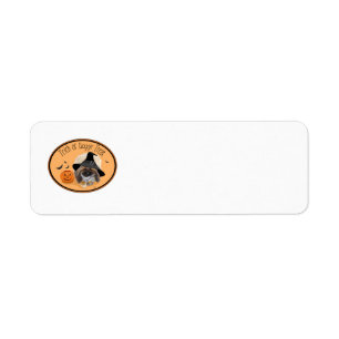 Pekingeser Halloween Returadressetiketter Returadress Etikett
