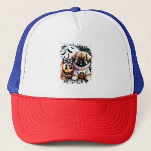 Pekingeser Hund Halloween Ruta Keps