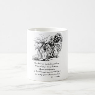 Pekingeser Hund Regnbågsbron Kaffemugg