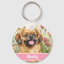 Pekingeser Hundmärke – Anpassad Info
