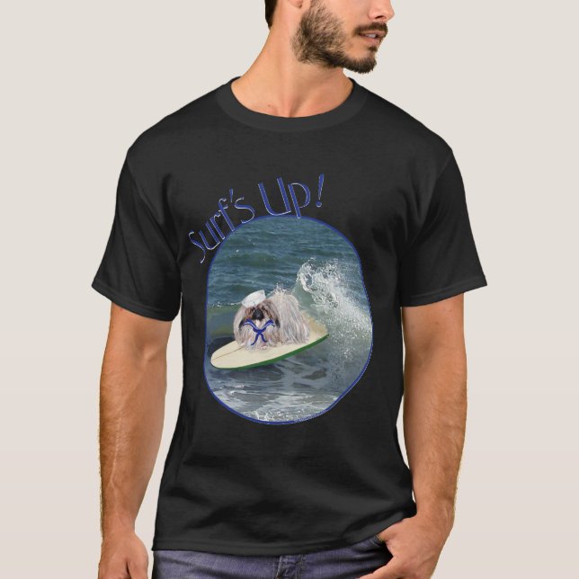 Pekingeser i sjömanställningar tee shirt (Framsida)