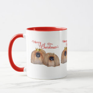 Pekingeser jul mugg