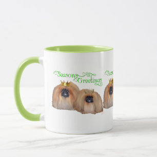 Pekingeser jul mugg