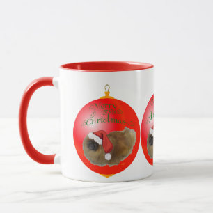 Pekingeser Jul Ornament Mugg