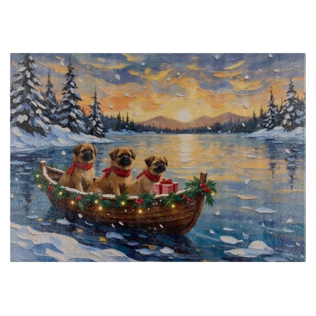 Pekingeser Julbåt Semester (Framsidan)
