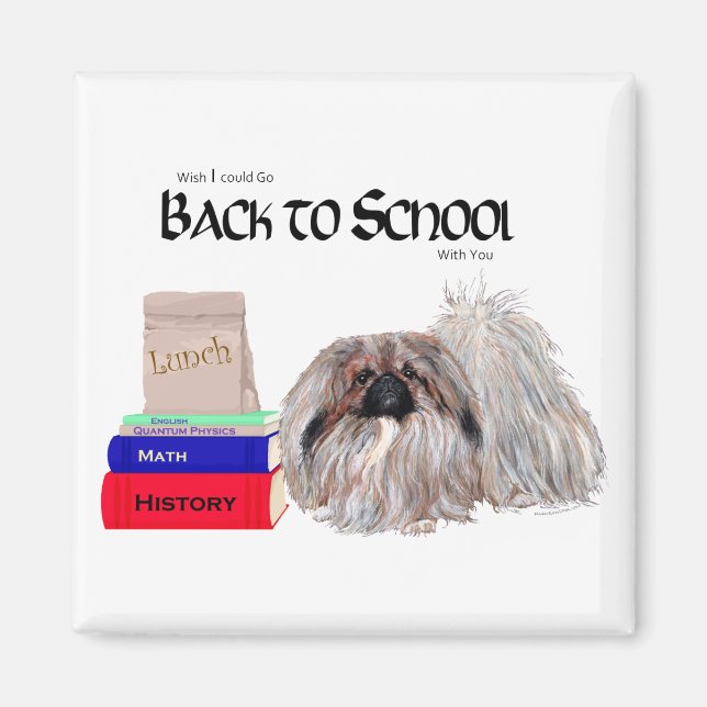 Pekingeser Magnet (Framsidan)