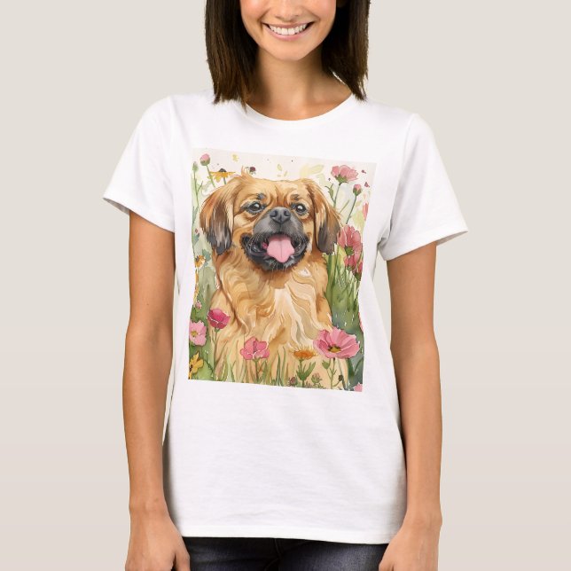 Pekingeser Mamma Tröja – Akvarell (Framsida)