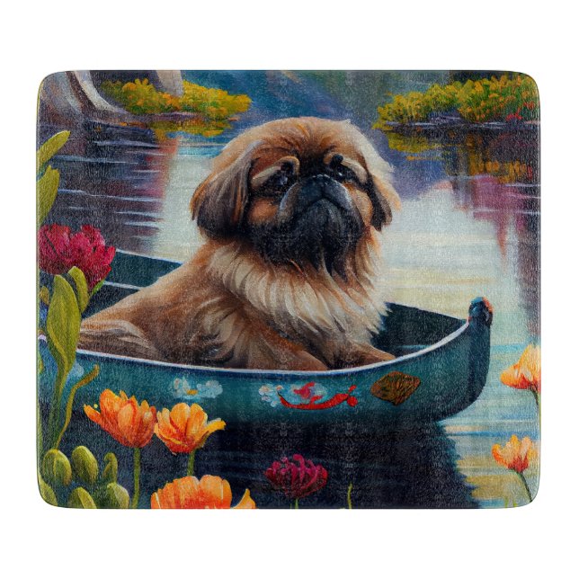 Pekingeser på åra: Ett naturskönt äventyr (Framsidan)