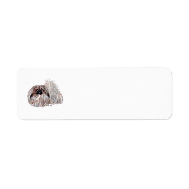 Pekingeser Returadressetiketter Returadress Etikett (Framsidan)
