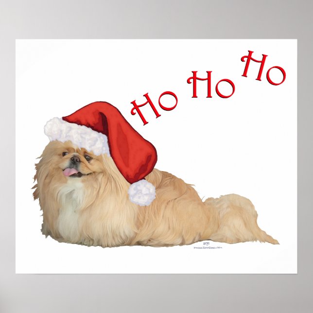 Pekingeser Tomte Poster (Framsidan)