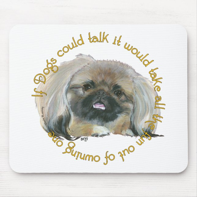 Pekingeser Visdom - Om Hundar Kunde Tala Musmatta (Framsidan)
