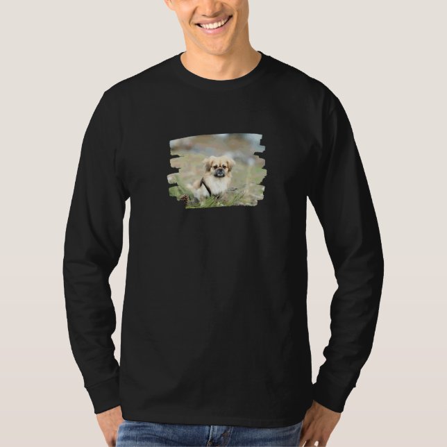 Pekingeserhund T Shirt (Framsida)