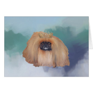 Pekingeserisk Isprinsessa Hälsningskort