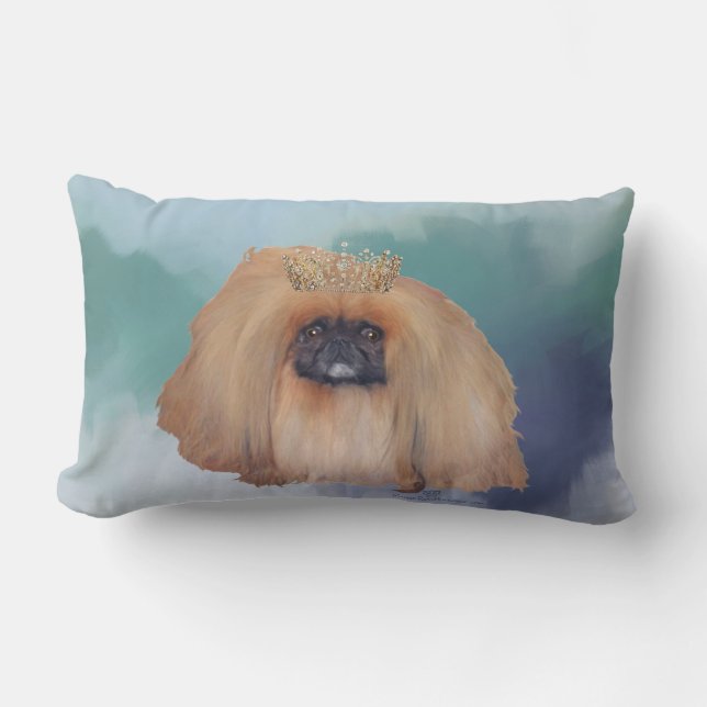 Pekingeserisk Isprinsessa Lumbarkudde (Framsida)