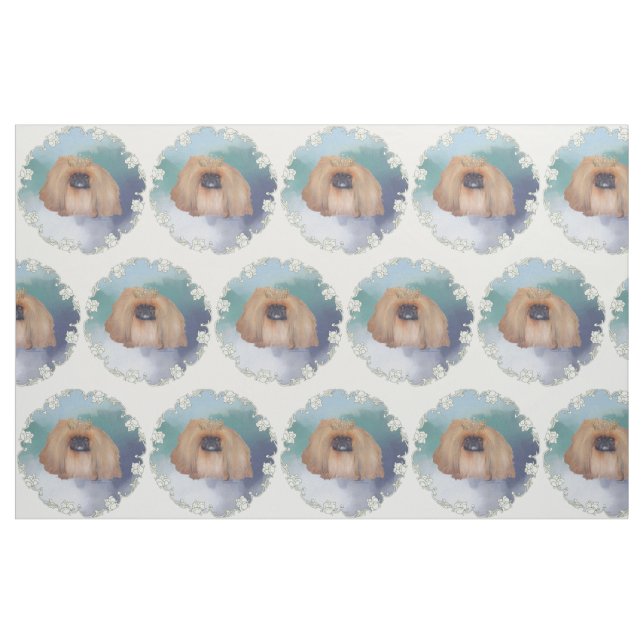 Pekingeserisk isprinsessa tyg (Fat Quarter)