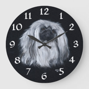 Pekingeserollande ur stor klocka