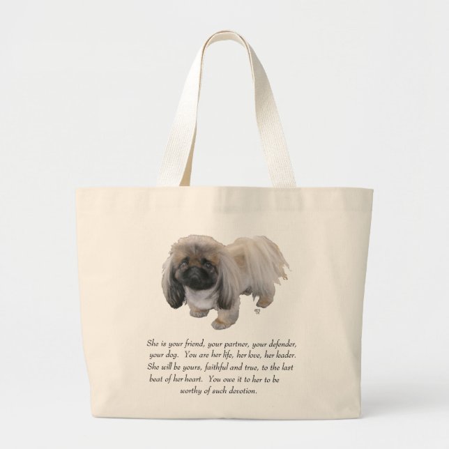 Pekingeserörelse - HONOR Jumbo Tygkasse (Framsidan)