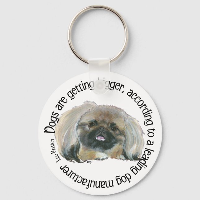 Pekingeserörelse - Hundar blir större Nyckelring (Framsida)