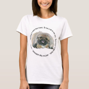 Pekingeserörelse - Hunden är människans bästa vän Tee Shirt
