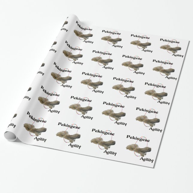 Pekingeserushållning Presentpapper (Utrullad)