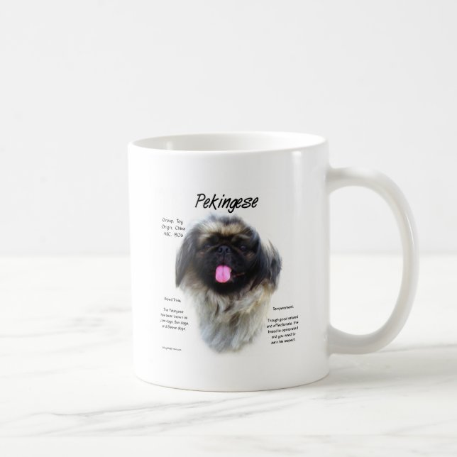 Pekingesisk historiedesign kaffemugg (Höger)