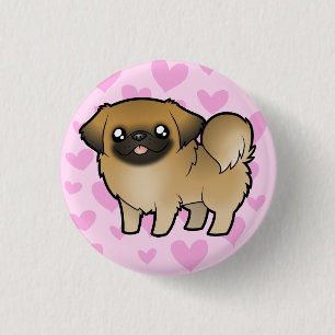 Pekingesisk Kärlek (valpen) Knapp