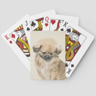 Pekingesisk målning - Cute Original Hund Art Casinokort