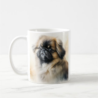 Pekingesisk marionettfärgning kaffemugg