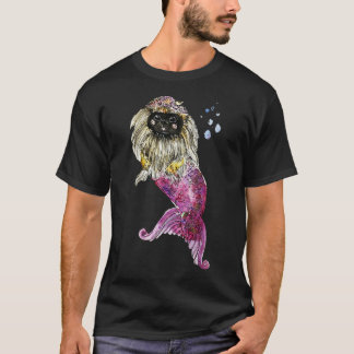Pekingesisk Sjöjungfru T Shirt