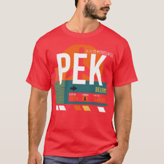 Pekings Märkre om flygplatskod för bagage T Shirt