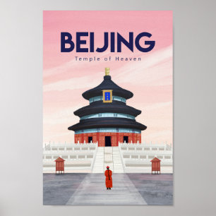Pekings reseaffisch för China Poster