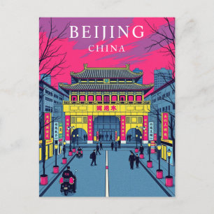 Pekings vykort för återresor med China
