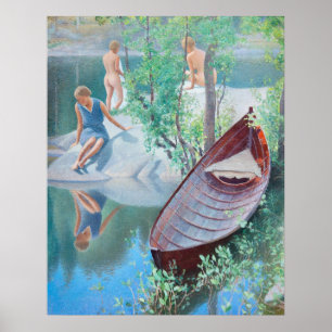 Pekka Halonen Summer idyll 1931 Finland         Poster