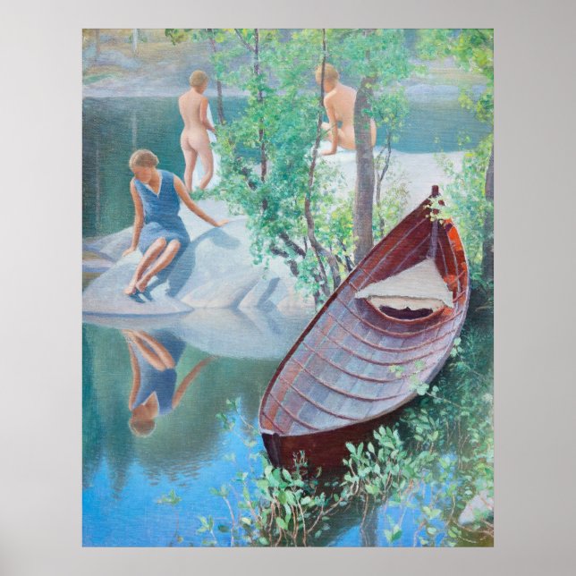 Pekka Halonen Summer idyll 1931 Finland Poster (Framsidan)