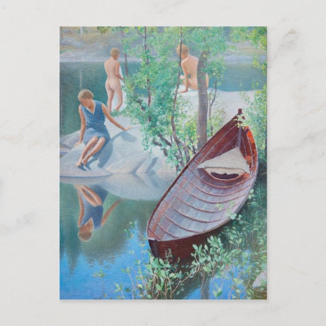 Pekka Halonen Summer idyll Kesäidylliä Vykort (Framsida)