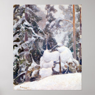 Pekka Halonen Winterlandskap Poster