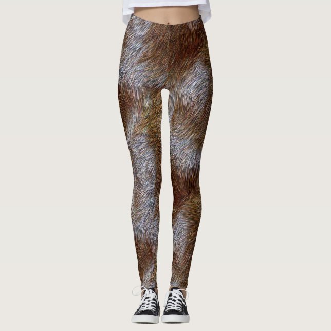 Pelage fauve leggings (Framsida)