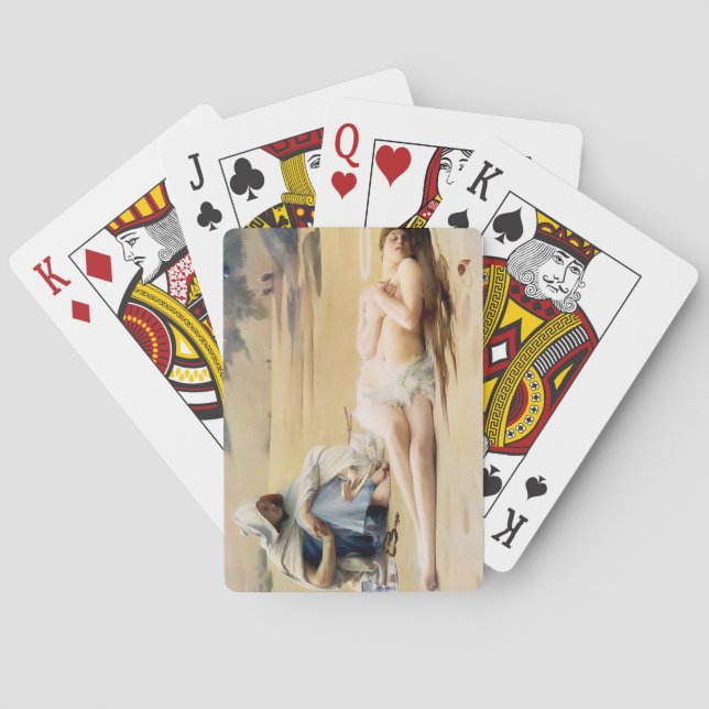 Pelagia och Philammon (En vacker himmels död) Casinokort (Baksidan)