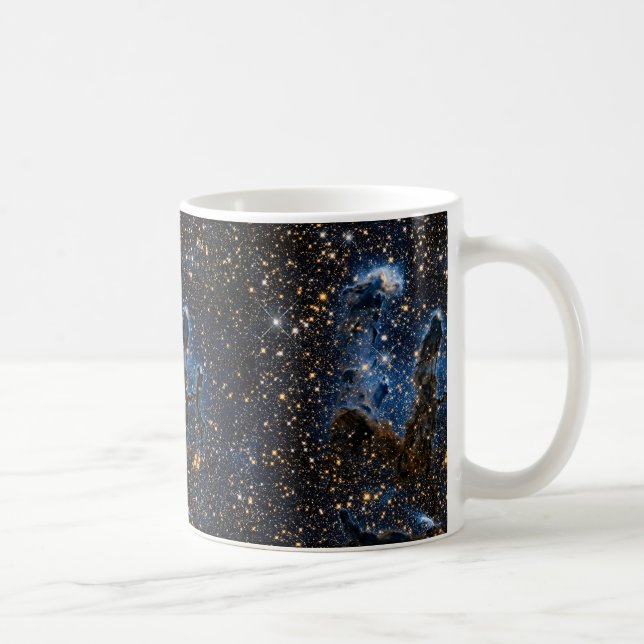 Pelarer till skapelsen Öagle Nebula nära infrarött Kaffemugg (Höger)