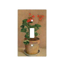 Pelargoner i en kruka, c.1905 (olja på kanfas)