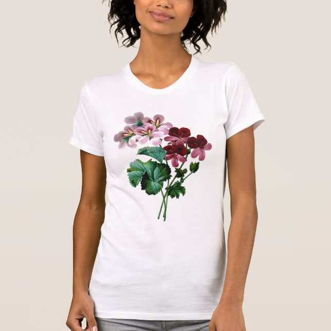 Pelargoner T-shirt (Framsida)